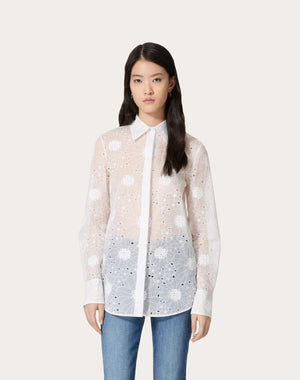 Camicia In Daisy Organdis 