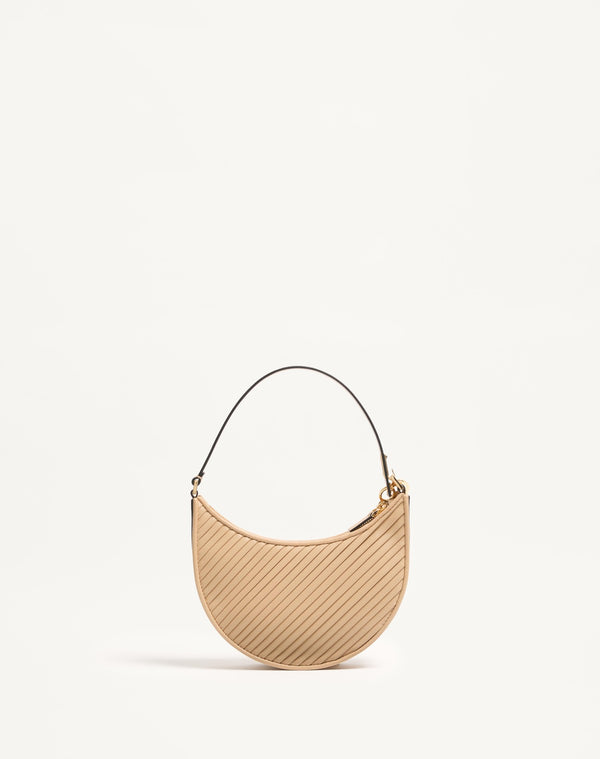 Mini hobo Vsling in nappa plissé