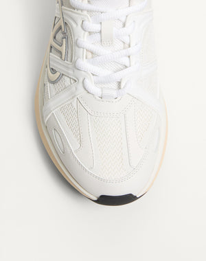 Sneaker Low Top Vlogo Easyjog In Vitello E Tessuto