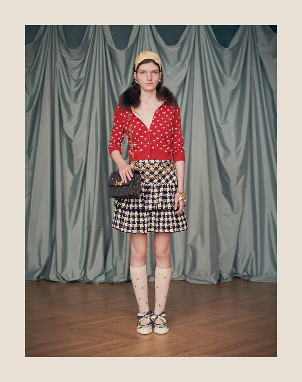 Shorts In Damier Light Tweed 