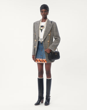 T-Shirt In Jersey Cotton Con Stampa Chez Valentino