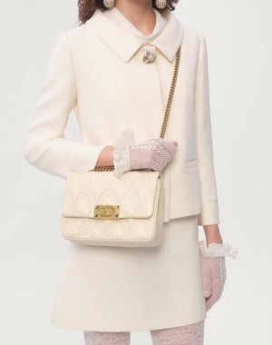 Borsa A Spalla Media Valentino Garavani Quiltie 67 In Nappa Trapuntata