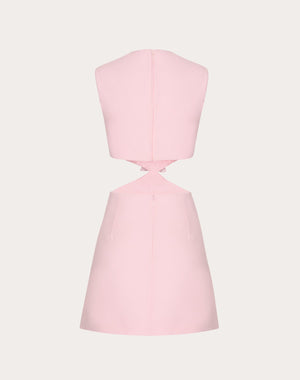 Abito In Crepe Couture Ricamato