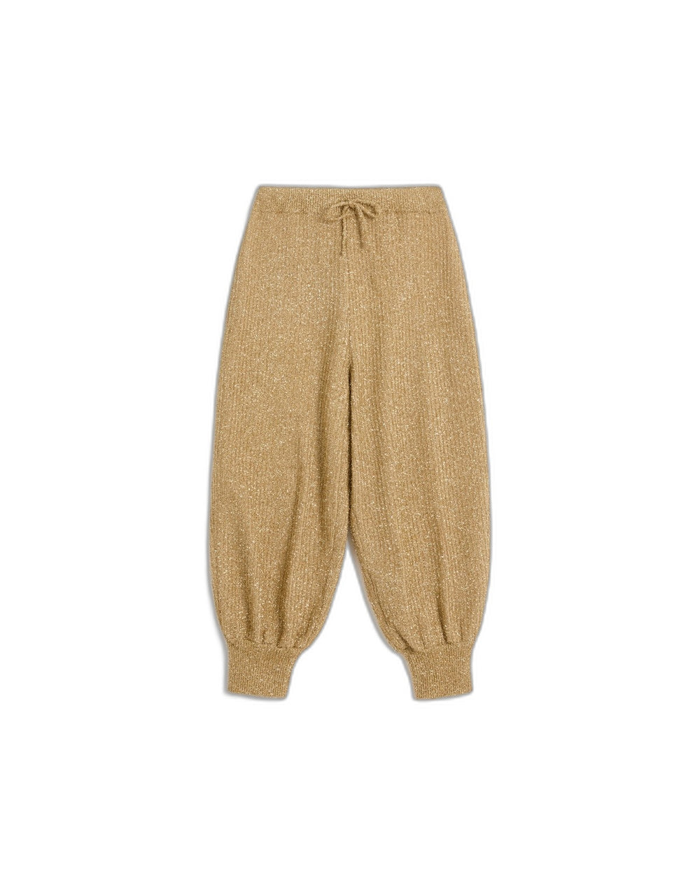 Pantaloni Di Maglia In Lurex 