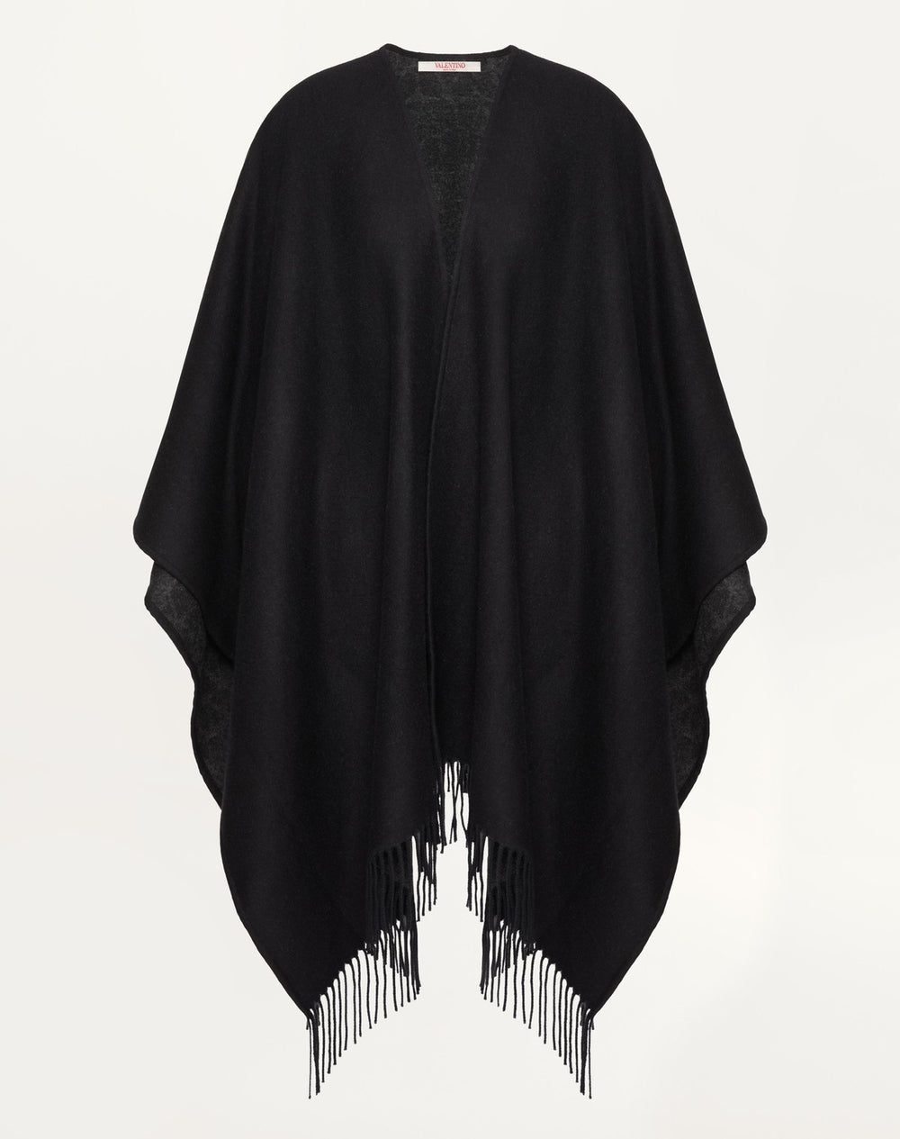 Poncho Vlogo Signature In Cashmere 