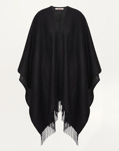 Poncho Vlogo Signature In Cashmere