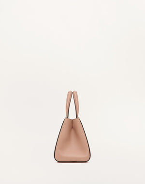 Borsa A Mano Piccola Valentino Garavani Alltime In Vitello Granato