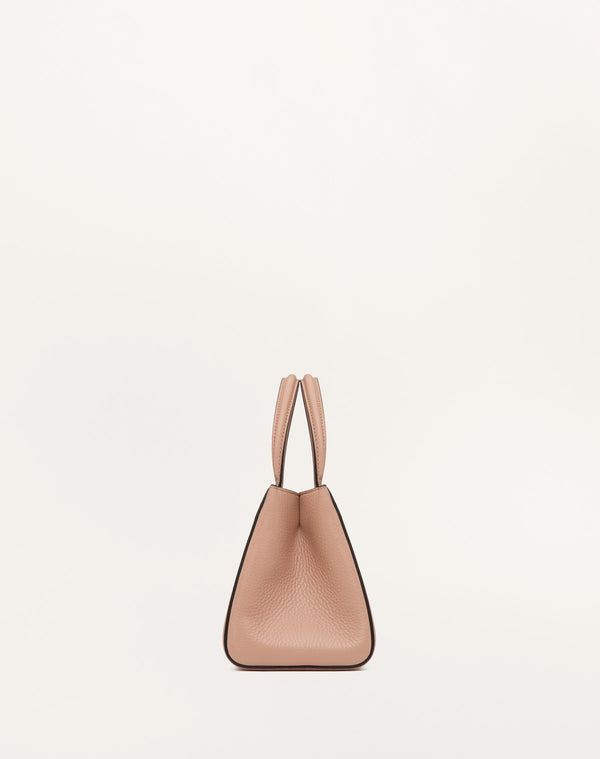 Borsa A Mano Piccola Valentino Garavani Alltime In Vitello Granato