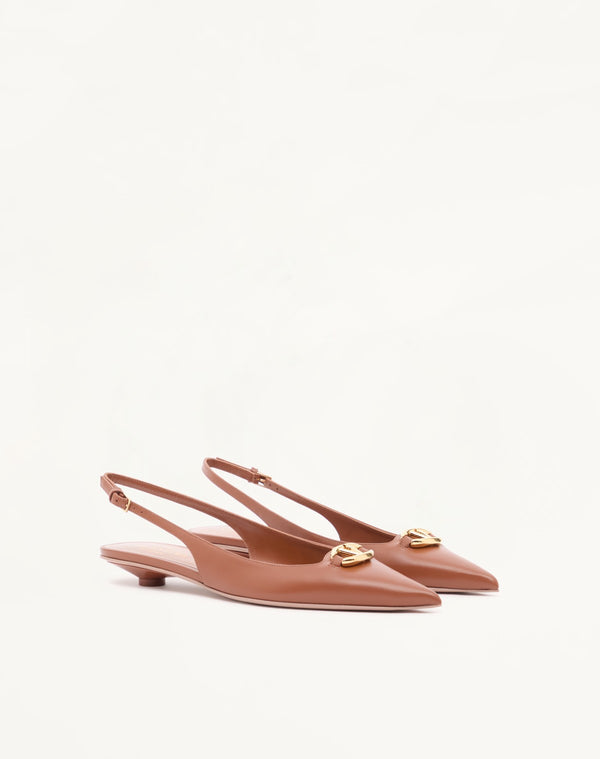 BALLERINA SLINGBACK VLOGO THE BOLD EDITION IN VITELLO 20MM