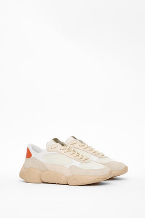 SNEAKER BUBBLEBACK IN MESH E PELLE SCAMOSCIATA 