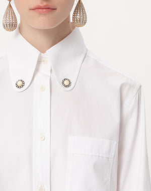 Camicia In Cotton Popeline 