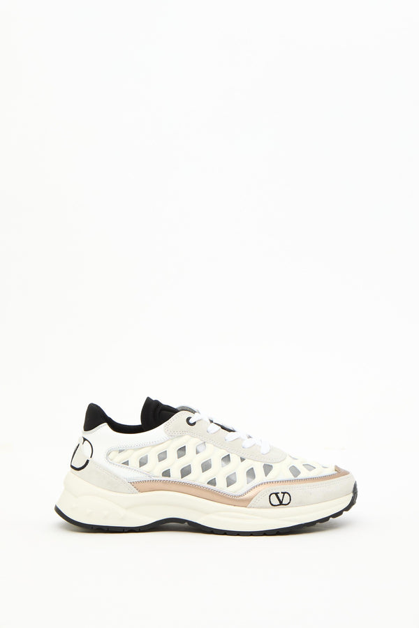 SNEAKER READY GO RUNNER IN TESSUTO E PELLE