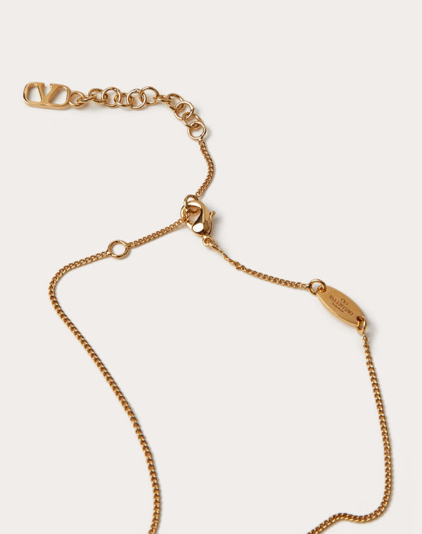 Collana Rockstud In Metallo E Perla Swarovski ®