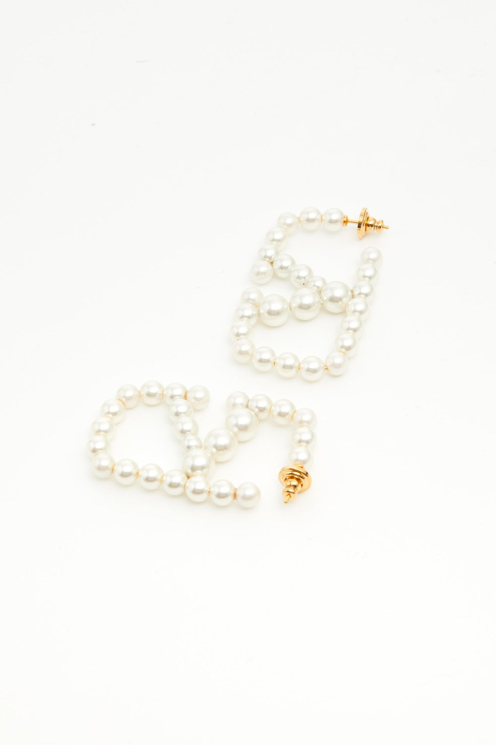 Orecchini Vlogo Signature In Metallo E Resina