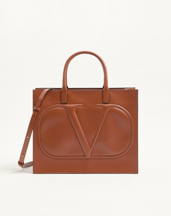 BORSA SHOPPING VLOGO WALK IN VITELLO