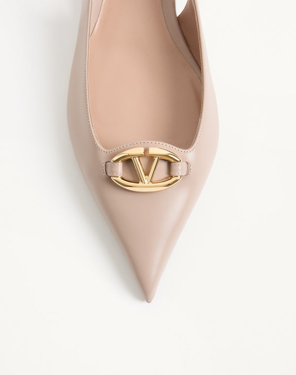 BALLERINA SLINGBACK VLOGO THE BOLD EDITION IN VITELLO 20MM