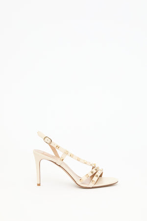 SANDALO ROCKSTUD IN VITELLO 85MM