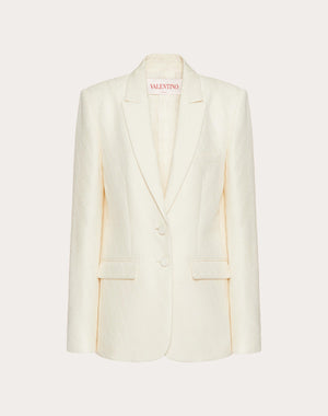 Blazer In Crepe Couture Toile Iconographe 