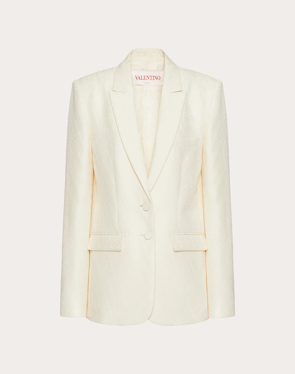 Blazer In Crepe Couture Toile Iconographe 