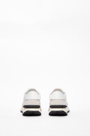 SNEAKER NETRUNNER IN TESSUTO E PELLE SCAMOSCIATA