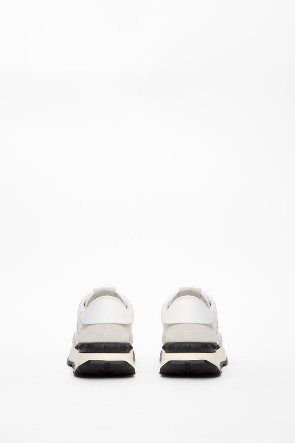 SNEAKER NETRUNNER IN TESSUTO E PELLE SCAMOSCIATA