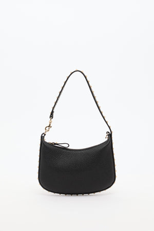 MINI HOBO ROCKSTUD IN VITELLO GRANATO