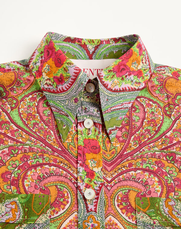 Camicia In Mussola Cachemire Voyage Imaginaire 