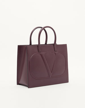BORSA SHOPPING VLOGO WALK IN VITELLO