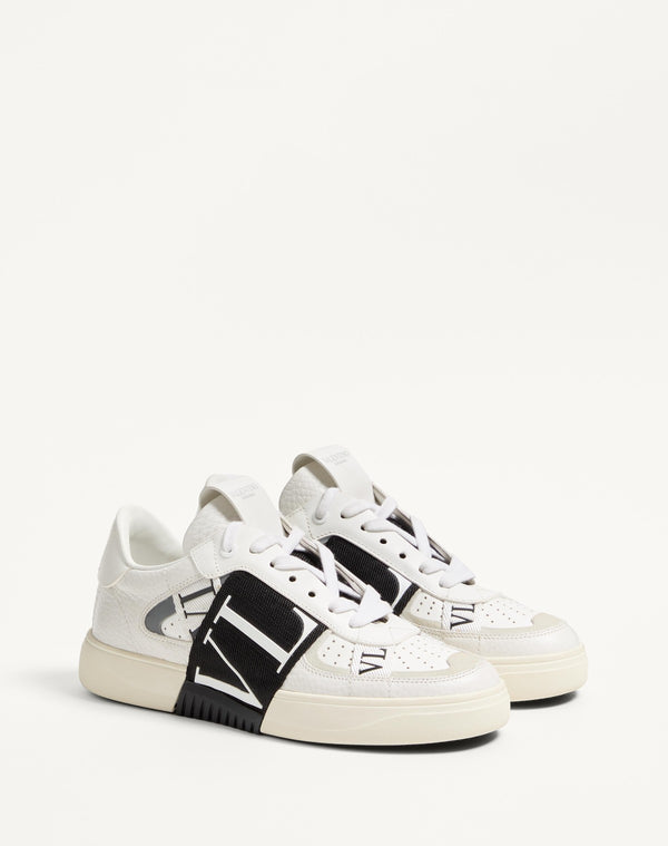 Sneaker Vl7N In Vitello E Nastri