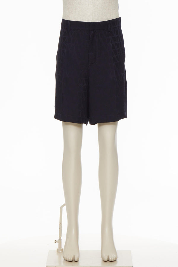 Bermuda In Seta Con Motivo Toile Iconographe All Over