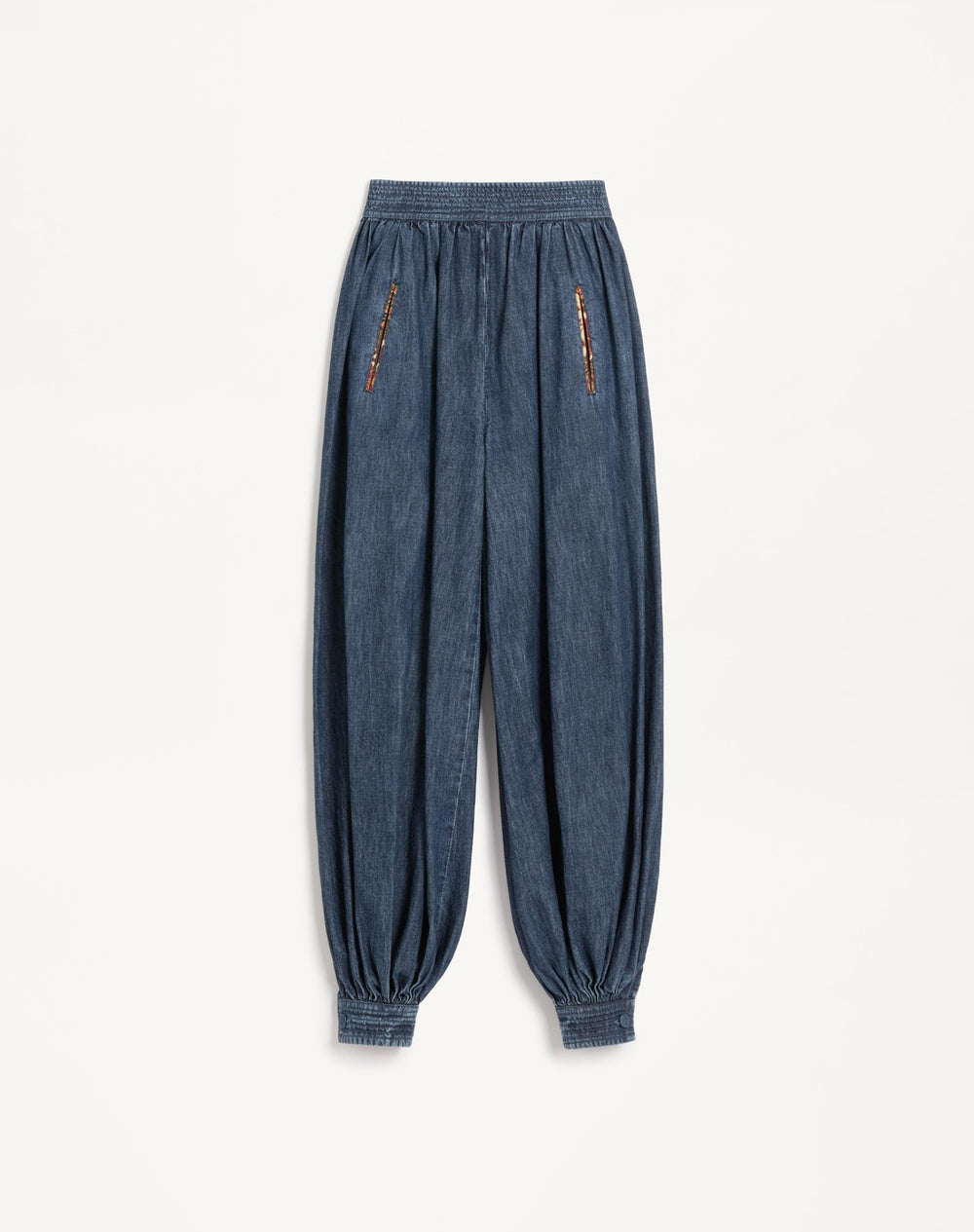 Pantaloni In Denim Chambray 