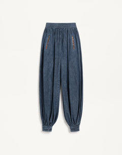 Pantaloni In Denim Chambray
