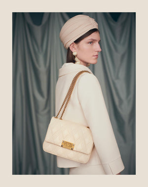 Borsa A Spalla Media Valentino Garavani Quiltie 67 In Nappa Trapuntata