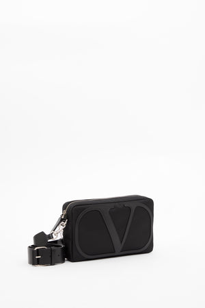 BORSA A TRACOLLA VLOGO SIGNATURE XL IN NYLON CON VLOGO IN PELLE