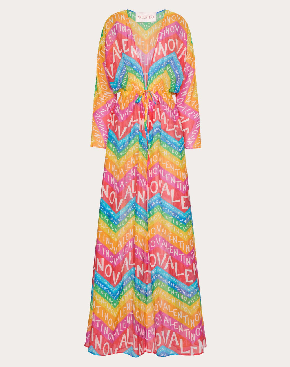 Abito Da Sera In Mussola Valentino Chevron 24 