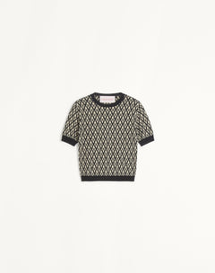 Maglia In Lana Jacquard Toute La V