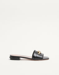 Sandalo Slide Vlogo The Bold Edition In Vitello 20Mm