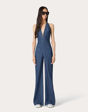 Tuta In Chambray Denim 