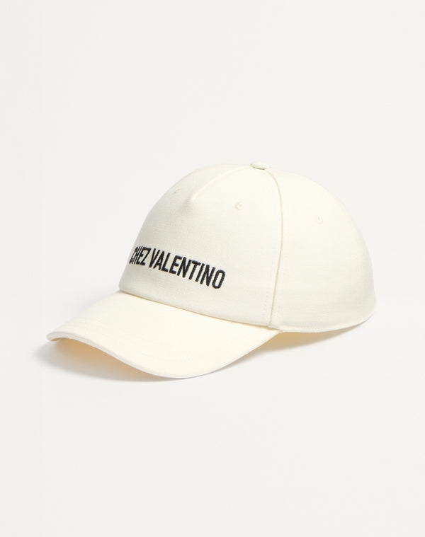 Cappello Baseball Chez Valentino In Cotone