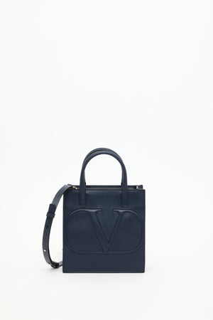 BORSA SHOPPING PICCOLA VLOGO WALK IN VITELLO 