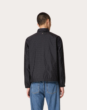 Giacca A Vento In Nylon Con Motivo Toile Iconographe