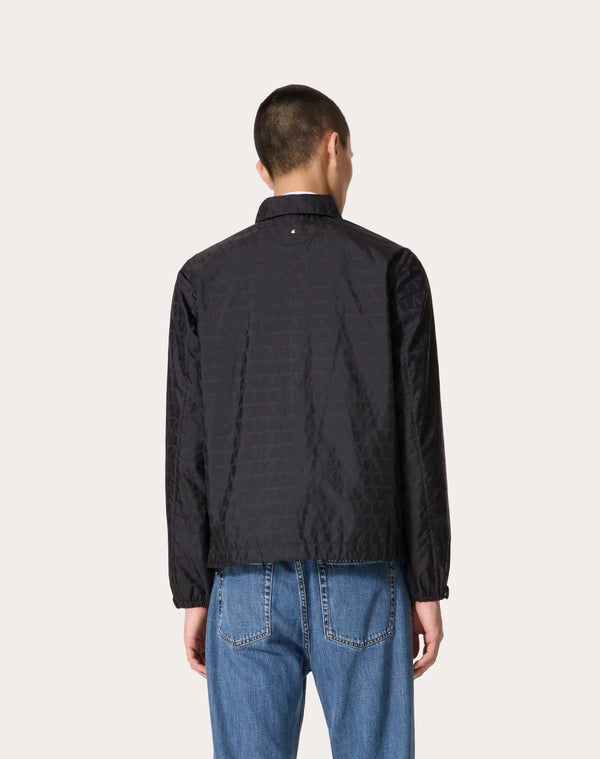 Giacca A Vento In Nylon Con Motivo Toile Iconographe