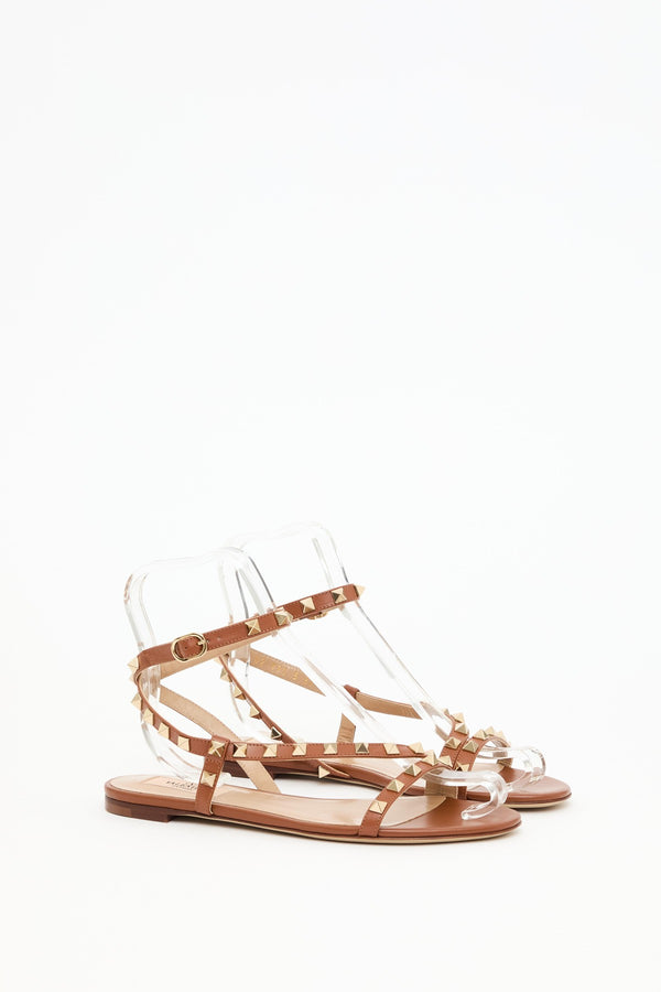 SANDALO ROCKSTUD IN VITELLO