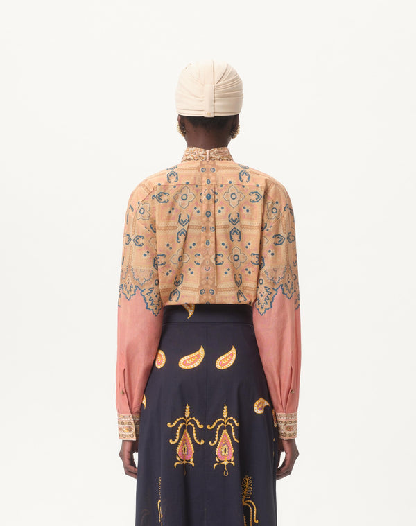 CAMICIA IN MUSSOLA VOYAGE IMAGINAIRE