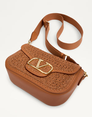 Borsa A Spalla Valentino Garavani Alltime In Pelle Intrecciata