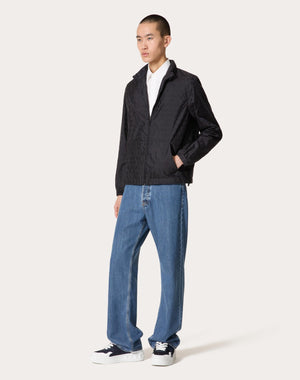 Giacca A Vento In Nylon Con Motivo Toile Iconographe
