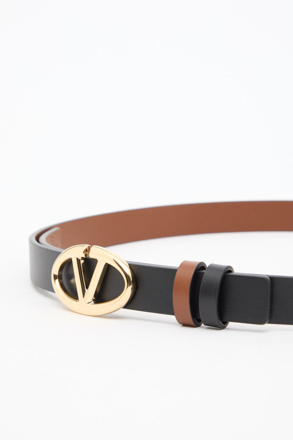 Cintura Reversibile Vlogo The Bold Edition In Vitello 20 Mm