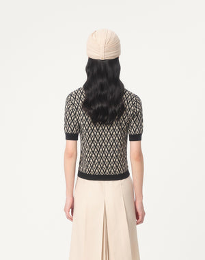 Maglia In Lana Jacquard Toute La V 
