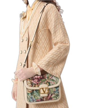 Cappotto In Lurex Jacquard Toute La V 