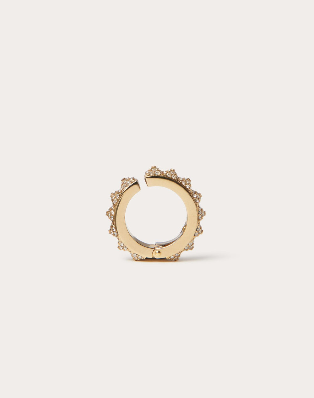Mono Earcuff Rockstud  In Metallo E Cristalli Swarovski ®